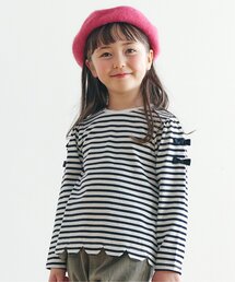 apres les cours | リボンスカラップTシャツ(Tシャツ/カットソー)