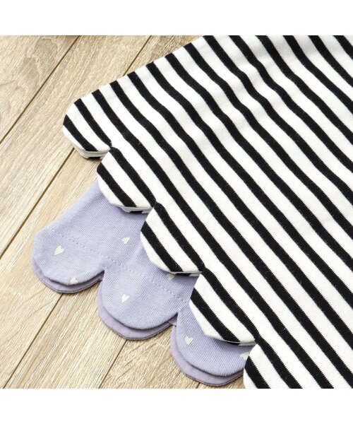 apres les cours（アプレレクール）の「リボンスカラップTシャツ（Tシャツ/カットソー・キッズ・ラベンダー/レッド/アイボリー/ブラック・100/110/90/80/130/140/120）」の11枚目の写真