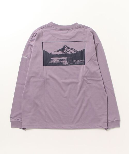Columbia(コロンビア)の「コロンビア ミラーズクレストロングスリーブグラフィックTシャツ(Tシャツ/カットソー・メンズ・ホワイト/ラベンダー/ブラック/ネイビー・S/M/L/LL)」の7枚目の写真