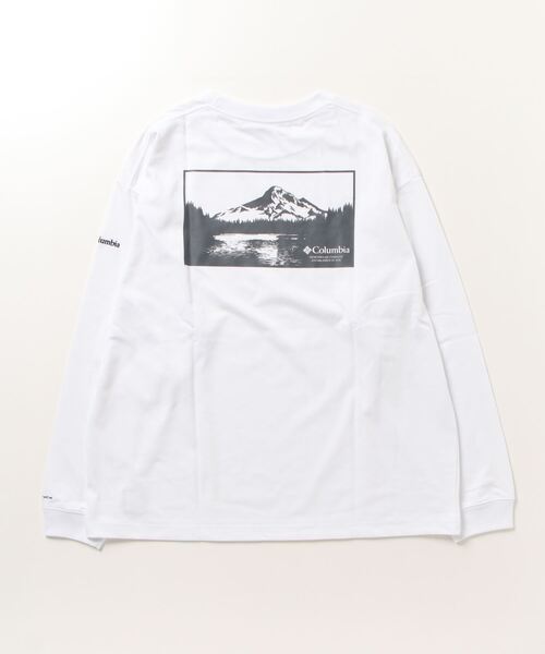 Columbia(コロンビア)の「コロンビア ミラーズクレストロングスリーブグラフィックTシャツ(Tシャツ/カットソー・メンズ・ホワイト/ラベンダー/ブラック/ネイビー・S/M/L/LL)」の9枚目の写真