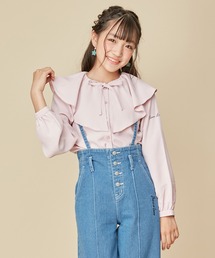 ビッグドレープカラーブラウス