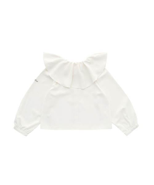 JENNI love（ジェニィラブ）の「ビッグドレープカラーブラウス（シャツ/ブラウス・キッズ・ピンク/ミント/オフホワイト・130cm/160cm/140cm/150cm）」の17枚目の写真