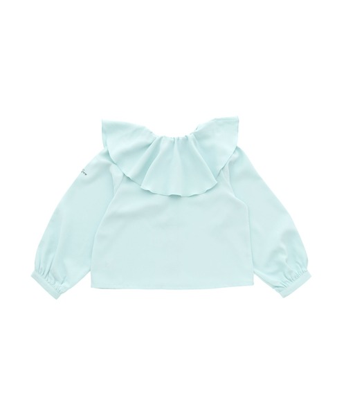 JENNI love（ジェニィラブ）の「ビッグドレープカラーブラウス（シャツ/ブラウス・キッズ・ピンク/ミント/オフホワイト・130cm/160cm/140cm/150cm）」の19枚目の写真