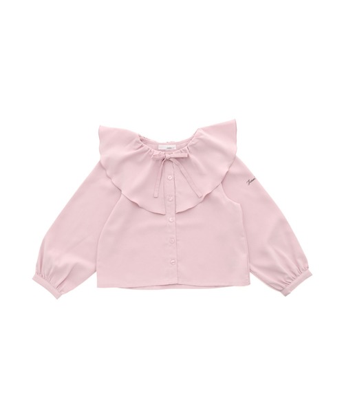 JENNI love（ジェニィラブ）の「ビッグドレープカラーブラウス（シャツ/ブラウス・キッズ・ピンク/ミント/オフホワイト・130cm/160cm/140cm/150cm）」の20枚目の写真