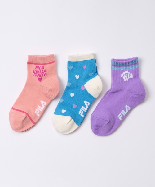 FILA（フィラ）の「FILA/フィラ 3足セット 靴下 クルー丈ソックス ブランド ロゴ 子供用 くつした 15～20cm（ソックス/靴下・キッズ・その他2/その他1・FREE）」の8枚目の写真