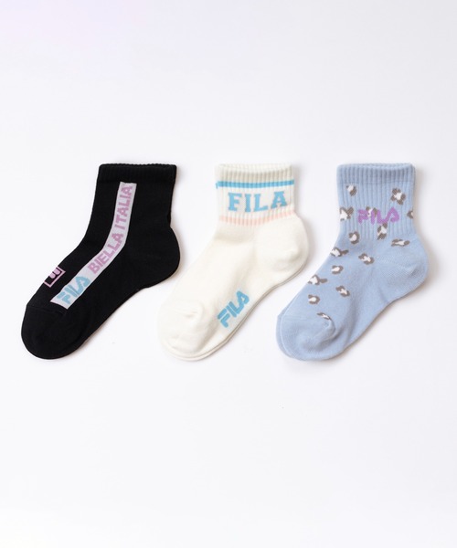 FILA（フィラ）の「FILA/フィラ 3足セット 靴下 クルー丈ソックス ブランド ロゴ 子供用 くつした 15～20cm（ソックス/靴下・キッズ・その他2/その他1・FREE）」の6枚目の写真
