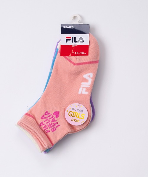 FILA（フィラ）の「FILA/フィラ 3足セット 靴下 クルー丈ソックス ブランド ロゴ 子供用 くつした 15～20cm（ソックス/靴下・キッズ・その他2/その他1・FREE）」の7枚目の写真
