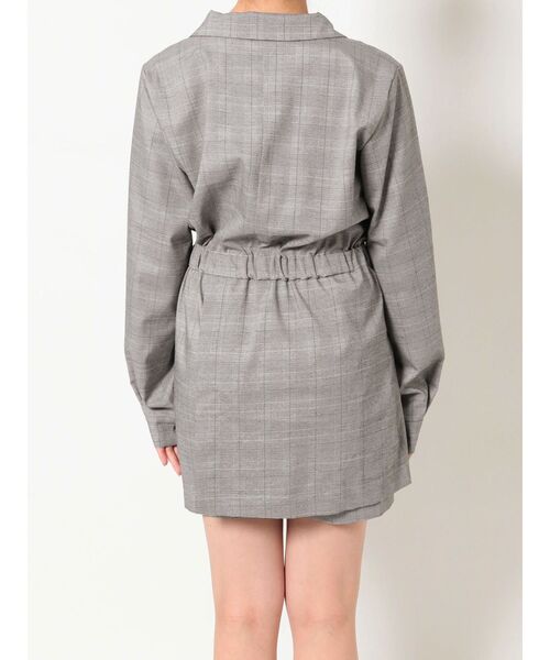 EVRIS（エヴリス）の「ロングスリーブシャツコンビネゾン（ワンピース・レディース・その他1/ブラック/ピンク・FREE）」の12枚目の写真