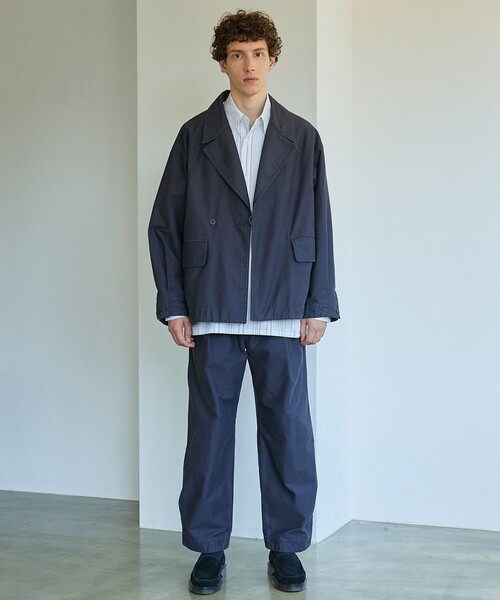 PUBLIC TOKYO（パブリックトウキョウ）の「〈セットアップ対応〉モールスキンビッグカラージャケット（セットアップ・メンズ・カーキ/その他17・2/1）」の7枚目の写真