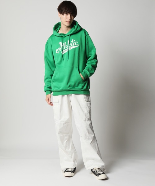 ARCADE（アーケード）の「裏起毛 アメカジ カレッジロゴ ミリタリー 柄込み スウェット プルオーバーパーカー（パーカー・メンズ・ネイビー系5/ホワイト系その他/カーキ系2/グリーン系5/グレー系3/ブラック系5/グレー系1/ブラック系2/ネイビー系3/ブラック系1/ネイビー系1/ベージュ系4/ブラック系3/グレー系その他/レッド系4・L/M/LL）」の17枚目の写真