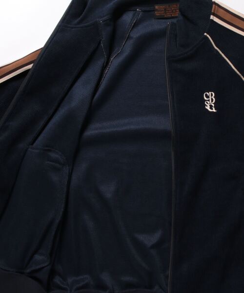 CUBE SUGAR（キューブシュガー）の「ピケストレッチトラックジャケット（ブルゾン・レディース・ベージュ/ネイビー/ブラウン/マルチ・M）」の6枚目の写真