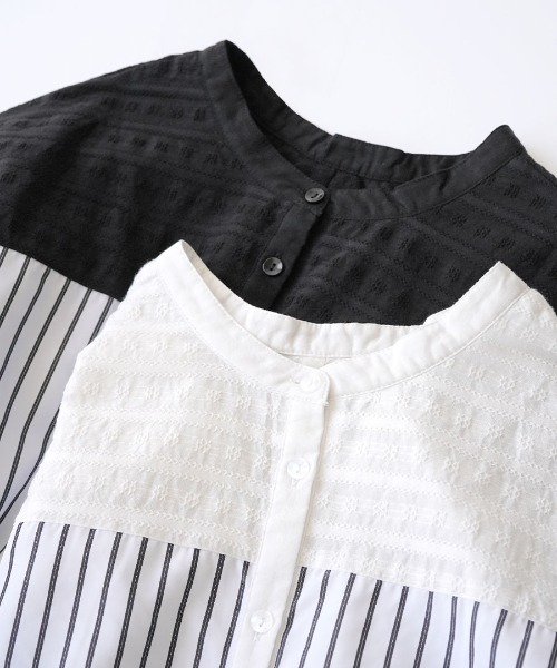 zootie(ズーティー)の「クレイジー ストライプワンピース(シャツワンピース・レディース・ブラック系その他/ブルー系その他・フリー)」の18枚目の写真