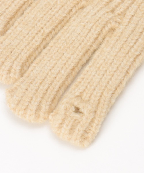 notch.(ノッチ)の「指先穴あき手袋(手袋・レディース・ブラック/オフホワイト/スカイブルー/グレー/ブラウン/レッド/ブルー・ONESIZE)」の8枚目の写真