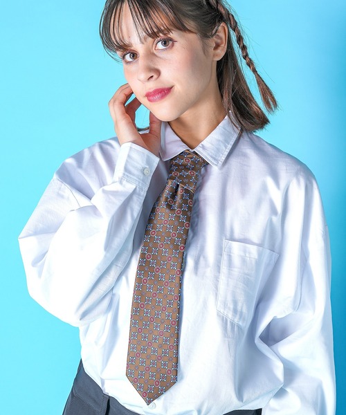 ゆかり　ネクタイホワイト Yukiko Kimijima HOMME 礼装 ネクタイ ホワイト 8センチ 8CM 大