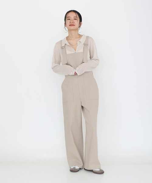 【セール】ベイカーデザインサロペット（サロペット/オーバーオール）｜Ungrid（アングリッド）