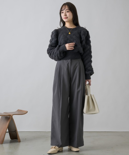 ナオさん専用yoke 2スラックス 2品 HERITAGE CLOTH 無地 サキソニー ワンタックスラックス