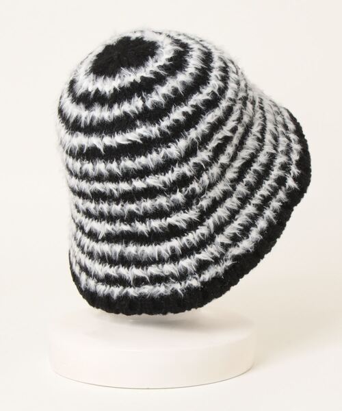 3.3 Field Trip （3.3フィールドトリップ）の「【UNISEX】3.3 Field Trip／ボーダーバケハ 2995793（ハット・レディース・ブラック/アイボリー/ベージュ・FREE）」の13枚目の写真