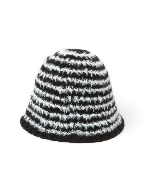 3.3 Field Trip （3.3フィールドトリップ）の「【UNISEX】3.3 Field Trip／ボーダーバケハ 2995793（ハット・レディース・ブラック/アイボリー/ベージュ・FREE）」の6枚目の写真