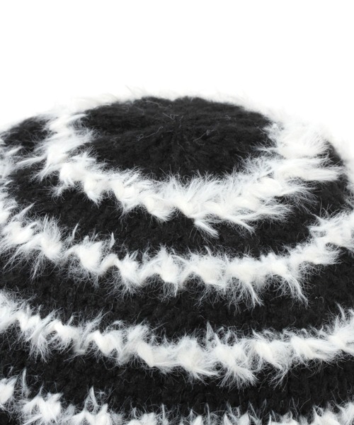 3.3 Field Trip （3.3フィールドトリップ）の「【UNISEX】3.3 Field Trip／ボーダーバケハ 2995793（ハット・レディース・ブラック/アイボリー/ベージュ・FREE）」の8枚目の写真