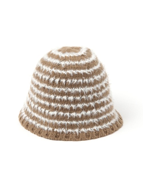 3.3 Field Trip （3.3フィールドトリップ）の「【UNISEX】3.3 Field Trip／ボーダーバケハ 2995793（ハット・レディース・ブラック/アイボリー/ベージュ・FREE）」の16枚目の写真