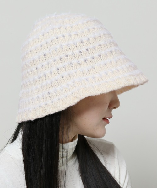 3.3 Field Trip （3.3フィールドトリップ）の「【UNISEX】3.3 Field Trip／ボーダーバケハ 2995793（ハット・レディース・ブラック/アイボリー/ベージュ・FREE）」の20枚目の写真