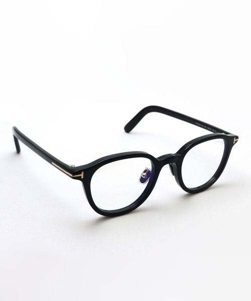 TOM FORD(トム フォード)の「【TOM FORD/トムフォード】ボストン メガネ TF5857D BV 001 PCメガネ ブルーライトカット(メガネ・メンズ・ブラック・FREE)」の2枚目の写真