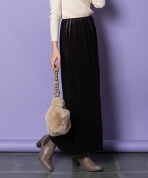 ELVENCE DEUX（エルベンスドゥ）の「ベロアロングスカート（スカート）」