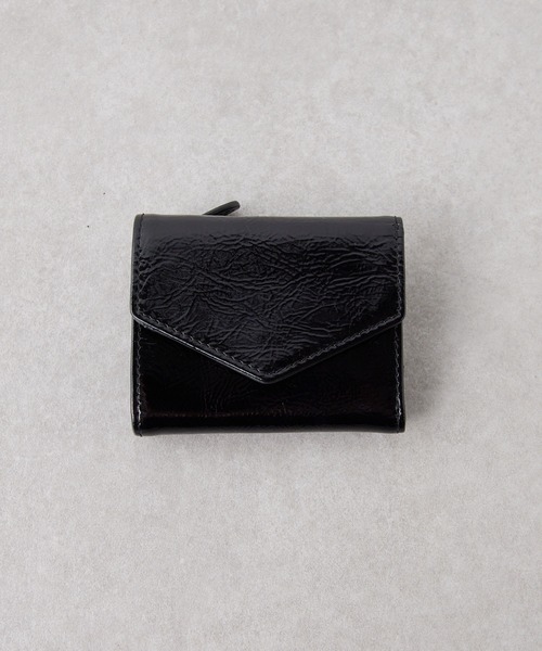 GALLARDAGALANTE（ガリャルダガランテ）の「【2.718】パテントWALLETE（財布・レディース・ブラック/グレイッシュベージュ・FREE）」の7枚目の写真