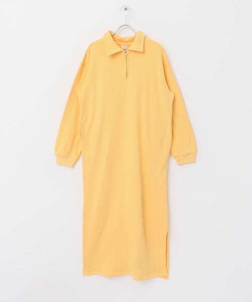 URBAN RESEARCH DOORS（アーバンリサーチドアーズ）の「『別注』Sports Wear×DOORS　ハーフジップ長袖ワンピース（ワンピース・レディース・グレー/イエロー/アイボリー・FREE）」の21枚目の写真