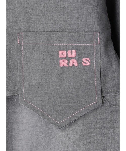 DURAS（デュラス）の「Cropped shirt（シャツ/ブラウス・レディース・レモンイエロー/ライトグレー/カーキ・FREE）」の8枚目の写真