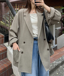 DISCOAT（ディスコート）の「【ユニセックス】テックリネンビッグシャツジャケット《WEB限定カラーあり》（シャツ/ブラウス）」