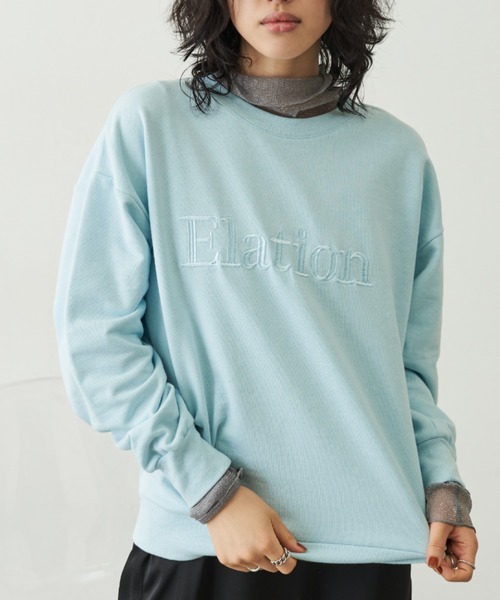 Aunt Marie's(アントマリーズ)の「刺繍ロゴオーバールーズスウェット(スウェット・レディース・ピンク/ホワイト/ライトブルー・FREE)」の12枚目の写真