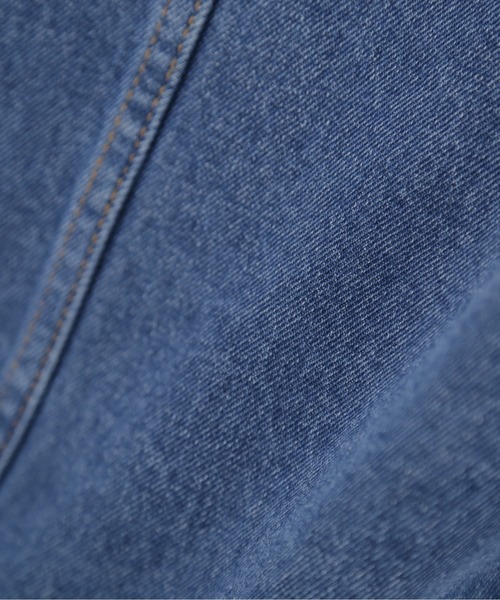 NATURAL BEAUTY BASIC（ナチュラルビューティーベーシック）の「◇クロップドデニムジャケット（デニムジャケット・レディース・ブルー/オフホワイト・SMALL/MEDIUM）」の10枚目の写真