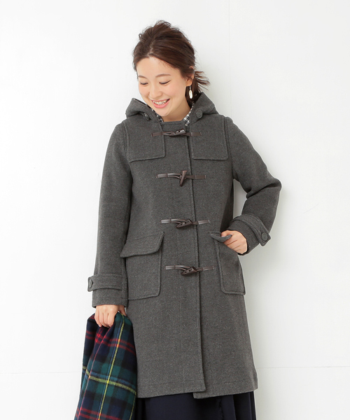 B:MING by BEAMS(ビーミングバイビームス)の「<InRed12月号掲載>ビーミング by ビームス / HPダッフルロングコート(ダッフルコート・レディース・ホワイト/グレー/ネイビー・SMALL/MEDIUM/LARGE)」の3枚目の写真
