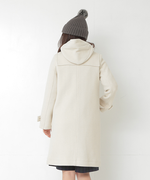 B:MING by BEAMS(ビーミングバイビームス)の「<InRed12月号掲載>ビーミング by ビームス / HPダッフルロングコート(ダッフルコート・レディース・ホワイト/グレー/ネイビー・SMALL/MEDIUM/LARGE)」の5枚目の写真