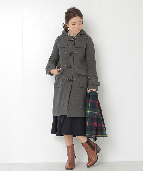 B:MING by BEAMS(ビーミングバイビームス)の「<InRed12月号掲載>ビーミング by ビームス / HPダッフルロングコート(ダッフルコート・レディース・ホワイト/グレー/ネイビー・SMALL/MEDIUM/LARGE)」の10枚目の写真
