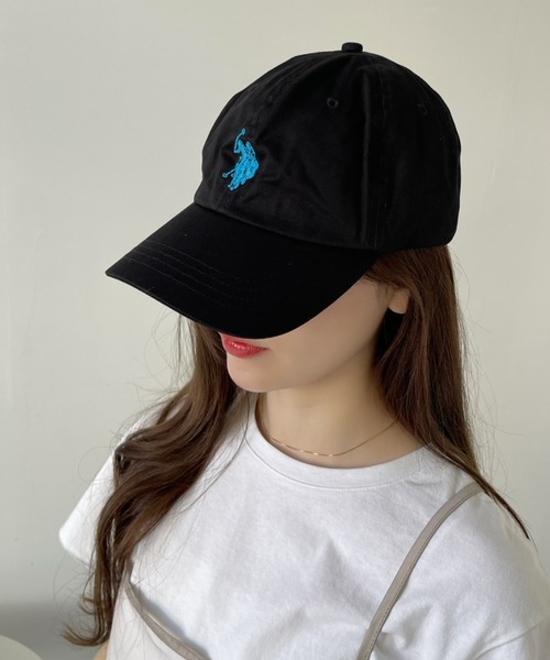 U.S. POLO ASSN.(ユーエスポロアッスン)の「U.S. POLO ASSN.ワンポイントロゴキャップ(キャップ・レディース・ベージュ/ブラック/ネイビー/インディゴブルー/ブラウン/ダークブルー・FREE)」の9枚目の写真