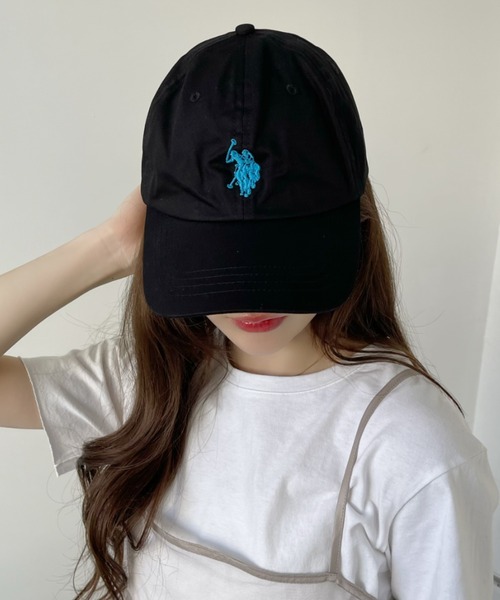 U.S. POLO ASSN.(ユーエスポロアッスン)の「U.S. POLO ASSN.ワンポイントロゴキャップ(キャップ・レディース・ベージュ/ブラック/ネイビー/インディゴブルー/ブラウン/ダークブルー・FREE)」の10枚目の写真