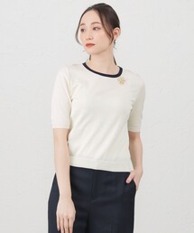 アンサンブル シンプル カシミヤ」に該当するレディースのニット 