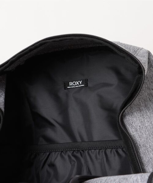 ROXY（ロキシー）の「GO OUT/ロキシー大容量ノートパソコン収納可能ワンポイントロゴスタンダードバックパック（バックパック/リュック・レディース・ホワイト/ブラック/マルチ/グレー/パープル・FREE）」の6枚目の写真