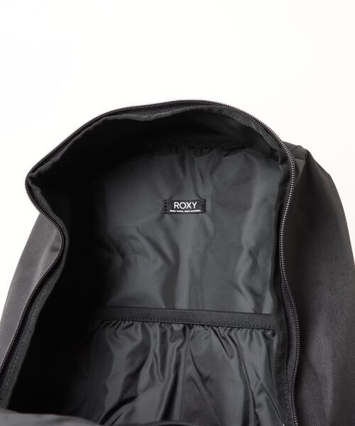 ROXY（ロキシー）の「GO OUT/ロキシー大容量ノートパソコン収納可能ワンポイントロゴスタンダードバックパック（バックパック/リュック・レディース・ホワイト/ブラック/マルチ/グレー/パープル・FREE）」の8枚目の写真