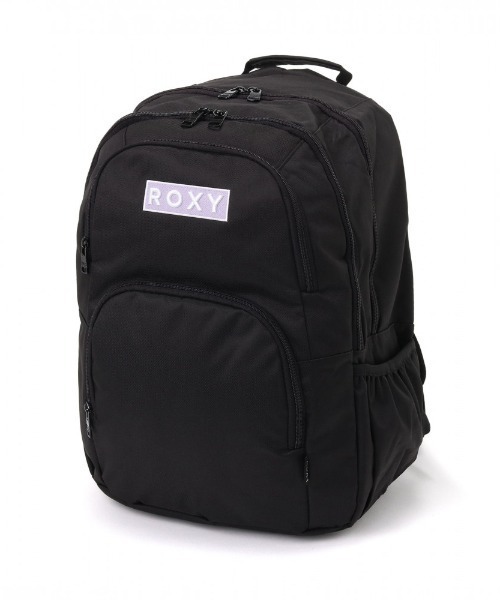 ROXY（ロキシー）の「GO OUT/ロキシー大容量ノートパソコン収納可能ワンポイントロゴスタンダードバックパック（バックパック/リュック・レディース・ホワイト/ブラック/マルチ/グレー/パープル・FREE）」の5枚目の写真