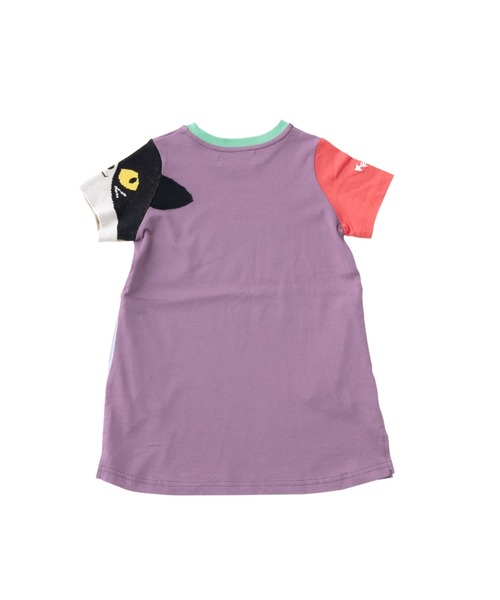 ami amie（アミアミ）の「ねこニット袖ワンピース（ワンピース・キッズ・イエロー/パープル・130cm/120cm/110cm/100cm）」の13枚目の写真