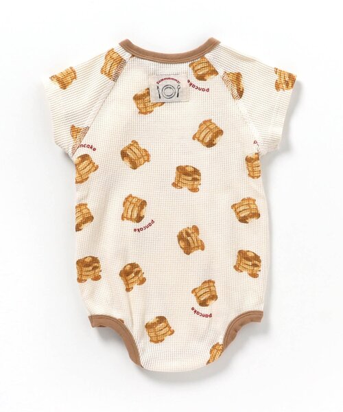 apres les cours（アプレレクール）の「おやつ柄ボディースーツ（ロンパース・キッズ・アイボリー/ピンク・80/70）」の11枚目の写真