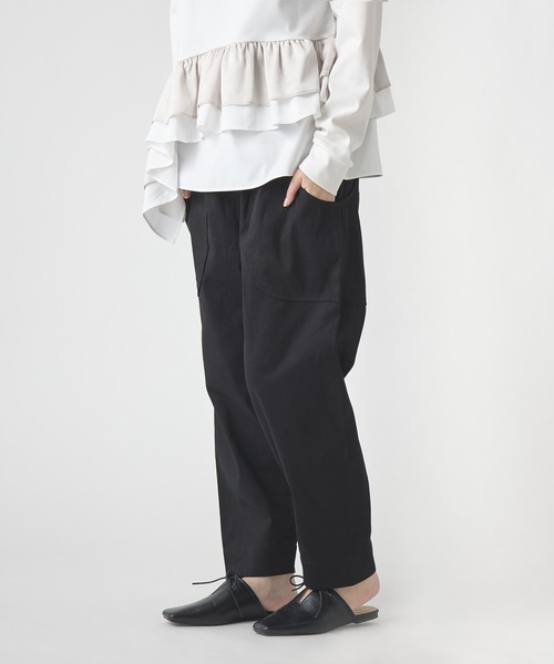 olet ihana / オレットイハナ ポケットフルパンツ イージーパンツ 1185028G BUR（その他パンツ）｜salle de bal（サルデバル）