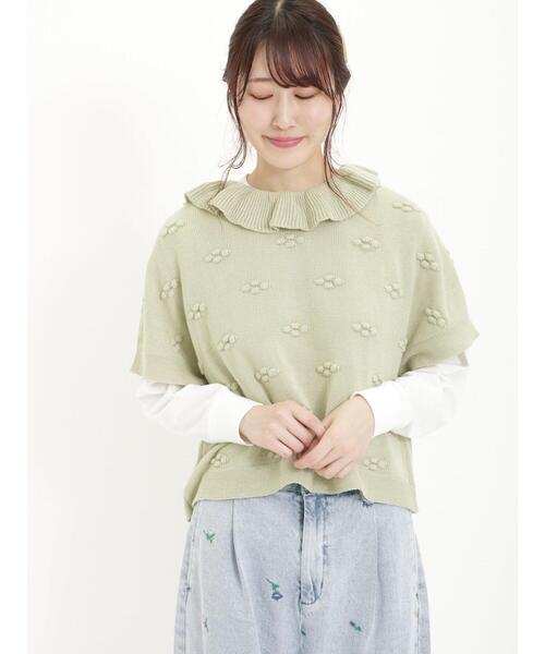 Samansa Mos2(サマンサ モスモス)の「柄アソートロングスリーブTシャツ(Tシャツ/カットソー・レディース・ベージュ/オフホワイト/ブラック/モカ・F)」の17枚目の写真