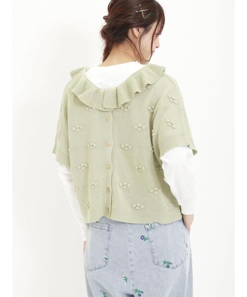 Samansa Mos2(サマンサ モスモス)の「柄アソートロングスリーブTシャツ(Tシャツ/カットソー・レディース・ベージュ/オフホワイト/ブラック/モカ・F)」の18枚目の写真