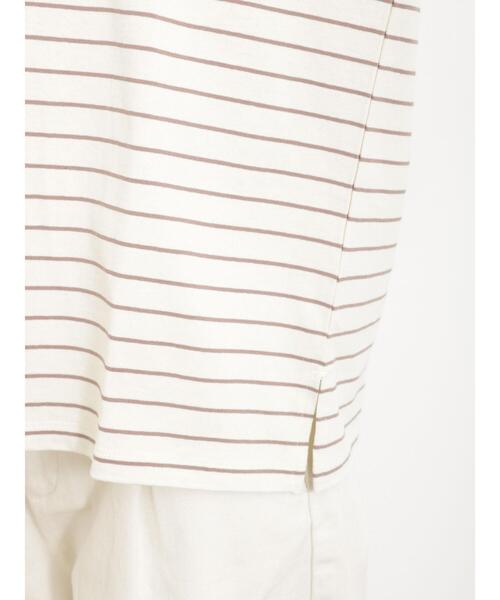 Samansa Mos2(サマンサ モスモス)の「柄アソートロングスリーブTシャツ(Tシャツ/カットソー・レディース・ベージュ/オフホワイト/ブラック/モカ・F)」の9枚目の写真