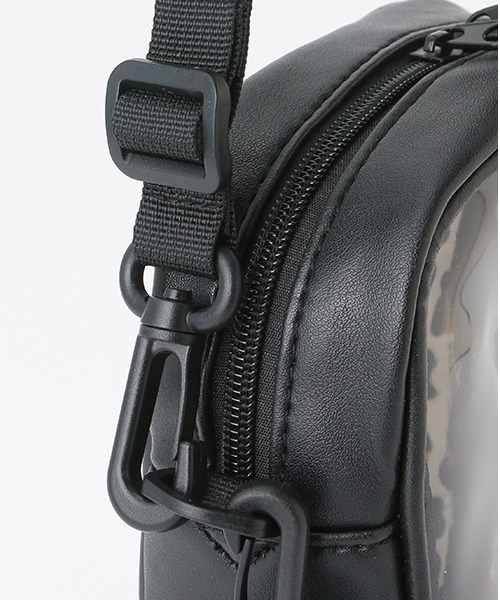 X-girl Stages(エックスガールステージス)の「総柄クリアショルダーバッグ(ショルダーバッグ・キッズ・オフホワイト/ブラック・FREE)」の5枚目の写真