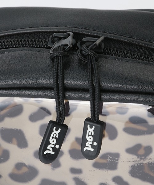 X-girl Stages(エックスガールステージス)の「総柄クリアショルダーバッグ(ショルダーバッグ・キッズ・オフホワイト/ブラック・FREE)」の6枚目の写真